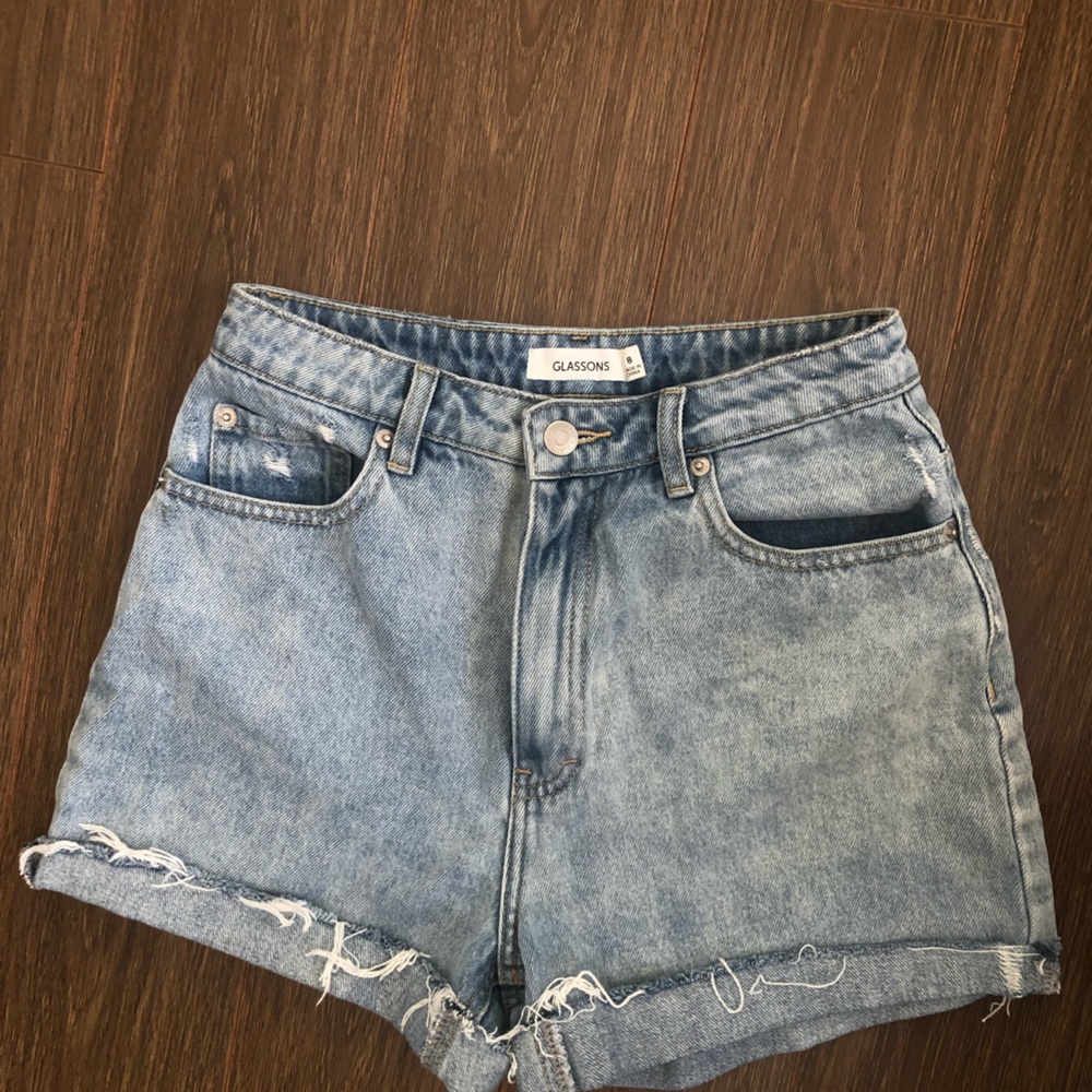 Glassons size 8 denim shorts